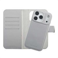 Accezz Edge Uitneembare Bookcase met MagSafe voor de Apple iPhone 18 Pro / 17 Pro - Grijs