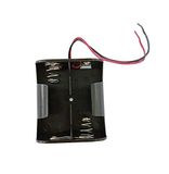 RS PRO Batterijhouder met draadaansluiting voor 2 x C-batterijen