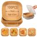 Bakpapier Air Fryer Bakpapier, 100 stuks wegwerp-papieren containers voor luchtfriteuse, accessoires voor magnetron, 16 cm x 4,5 cm