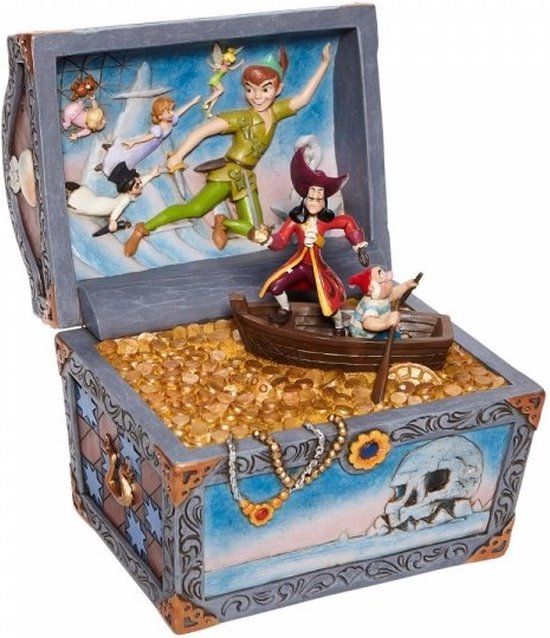 Disney Traditions Peter Pan Treasure Strewn Tableau - 25 cm