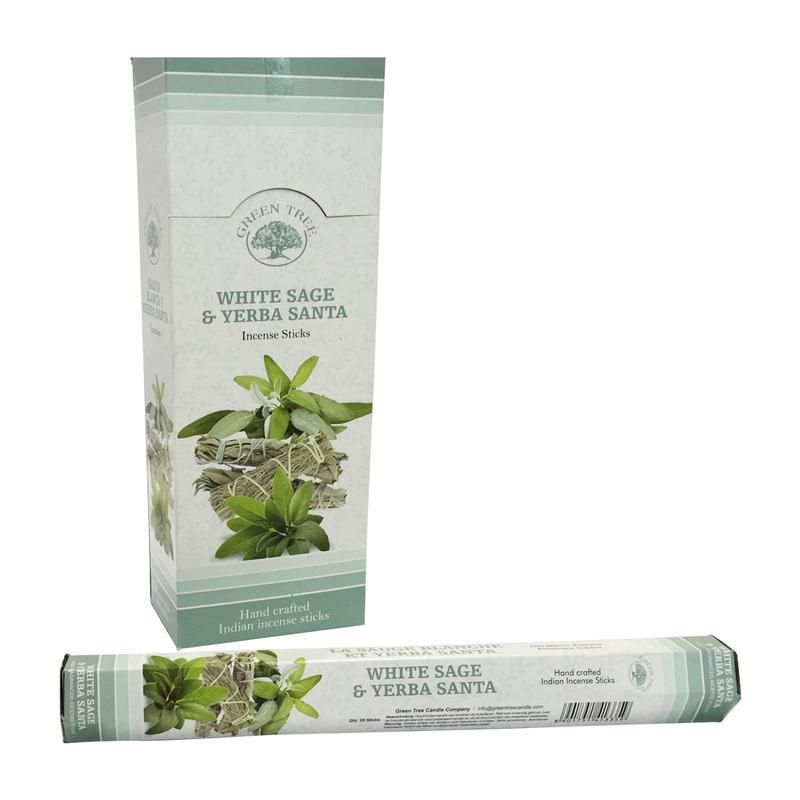 Green Tree Wierook Yerga Sante & White Sage - 20 stuks