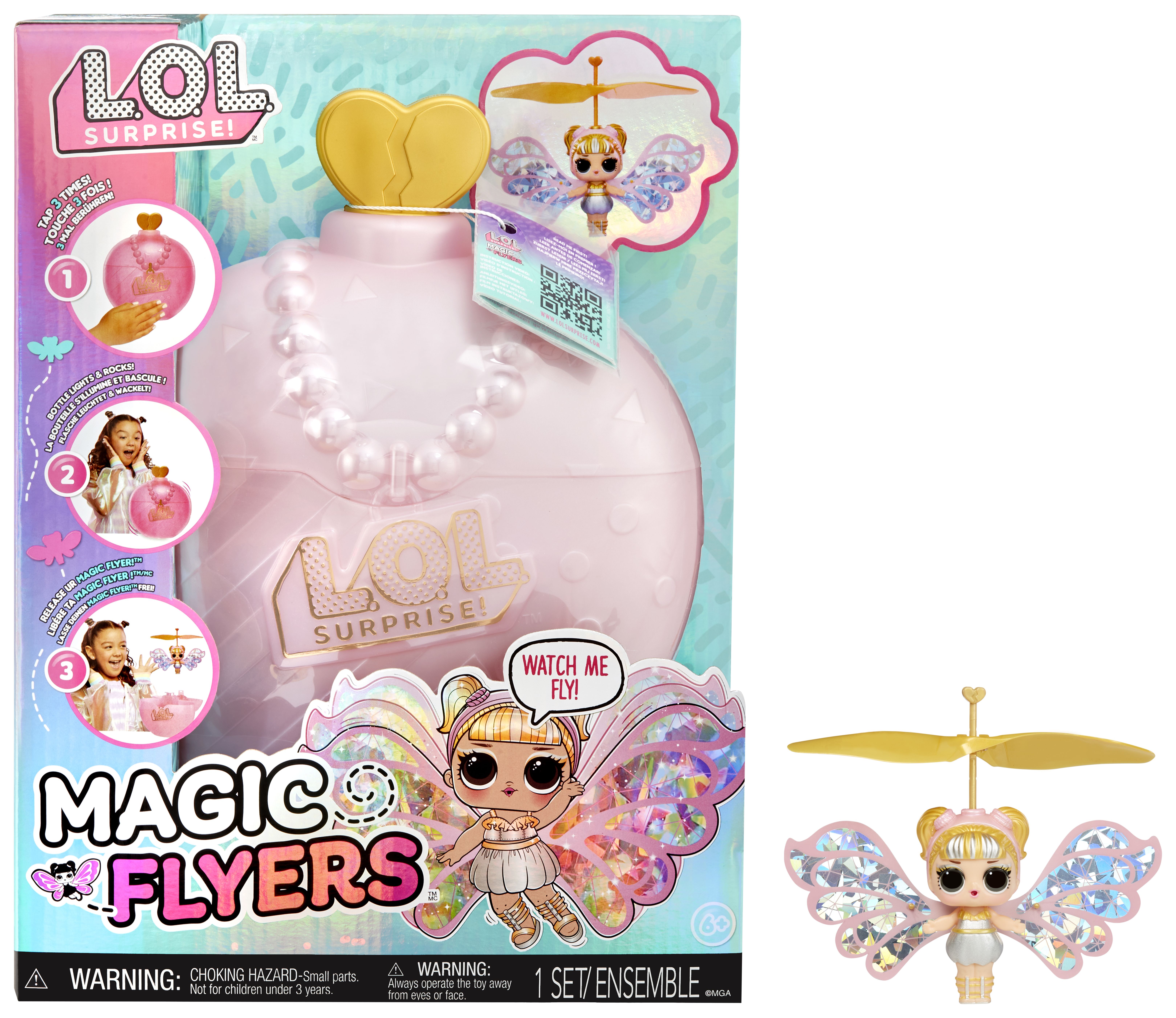 L.O.L. Surprise! Magic Flyers - Sky Starling - Mini Doll with Golden Wings