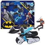 DC Comics Batman Bat-Tech Crawler-voertuig, Amazon Exclusive Batman en Deathstroke 4" actiefiguren en accessoires (alleen beschikbaar op Amazon)
