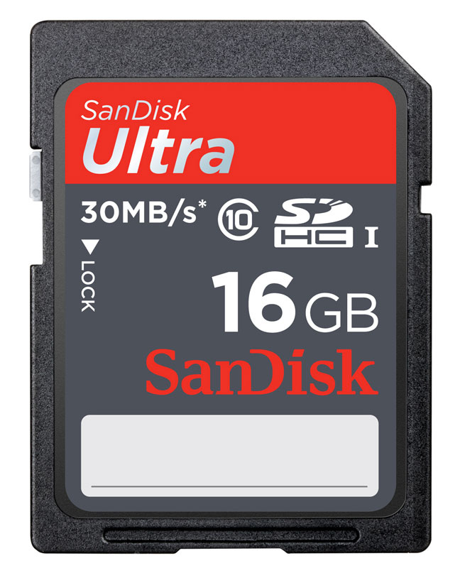 SanDisk 16GB Ultra SDHC UHS-I