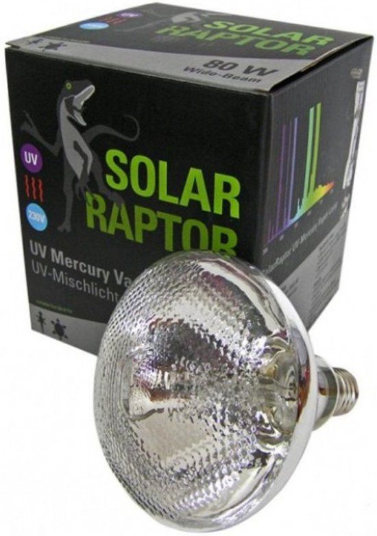 Solar Raptor UV Mercury Vapor Lamp - 80W