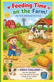Feeding Time on the Farm! Activity Book for Ages 3-5