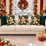 PETTI Artigiani Italiani Ginger kerstkussenslopen, 35 x 35 cm, 2 stuks