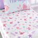 Bedlam - Roze zeedieren lakens - Eenpersoons hoeslaken (190 x 90 x 25cm) - Oceaan/zeedieren slaapkamer accessoires - Mermaid Vibes Collection, Agua