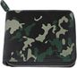 Zippo Leren Rits Portemonnee Muntzakje, 12 cm, Groen Camouflage