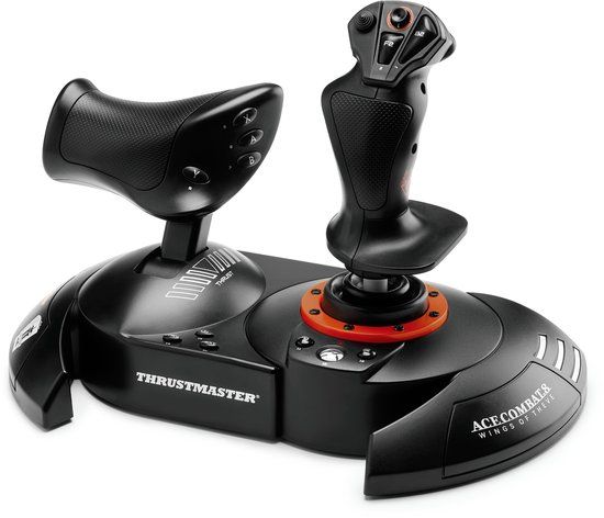 Thrustmaster T.Flight HOTAS NEO ACE COMBAT 8 WINGS OF THEVE Edition - Flight joystick & throttle met vibratiefeedback - Xbox Series X|S, Xbox One, PC