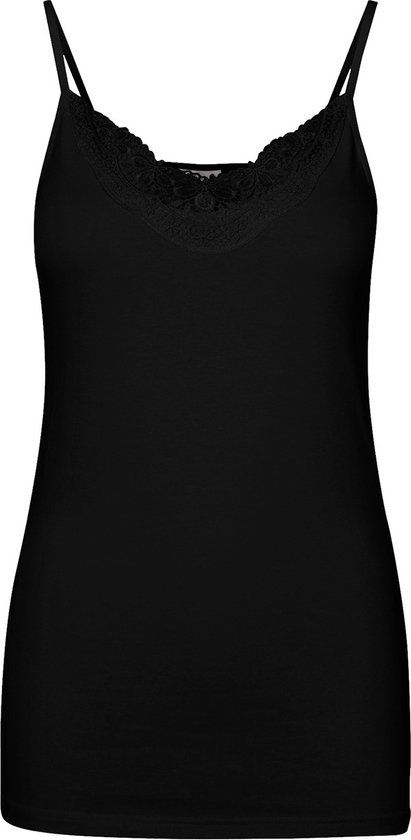 Vero Moda Vminge Lace Singlet Top - Black - Women's XXL