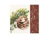 SERV.LUNCH BRANCH & PINE CONE 33 x 33 cm. -20u.-