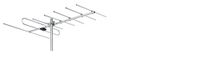 Metronic 425084 antenne, grijs