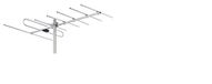 Metronic 425084 antenne, grijs