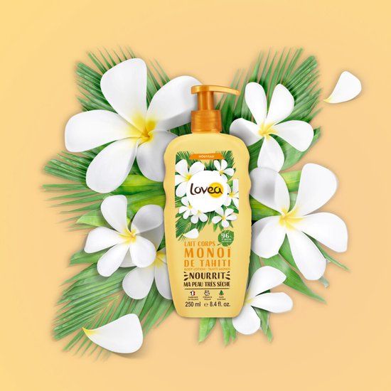 Lovea Bodylotion Tahiti Monoï - 3 x 250 ml - Voordeelverpakking