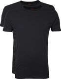 Levi's T-shirt Ronde Hals Zwart 2Pack - Maat XL - Heren - Basic T-shirt