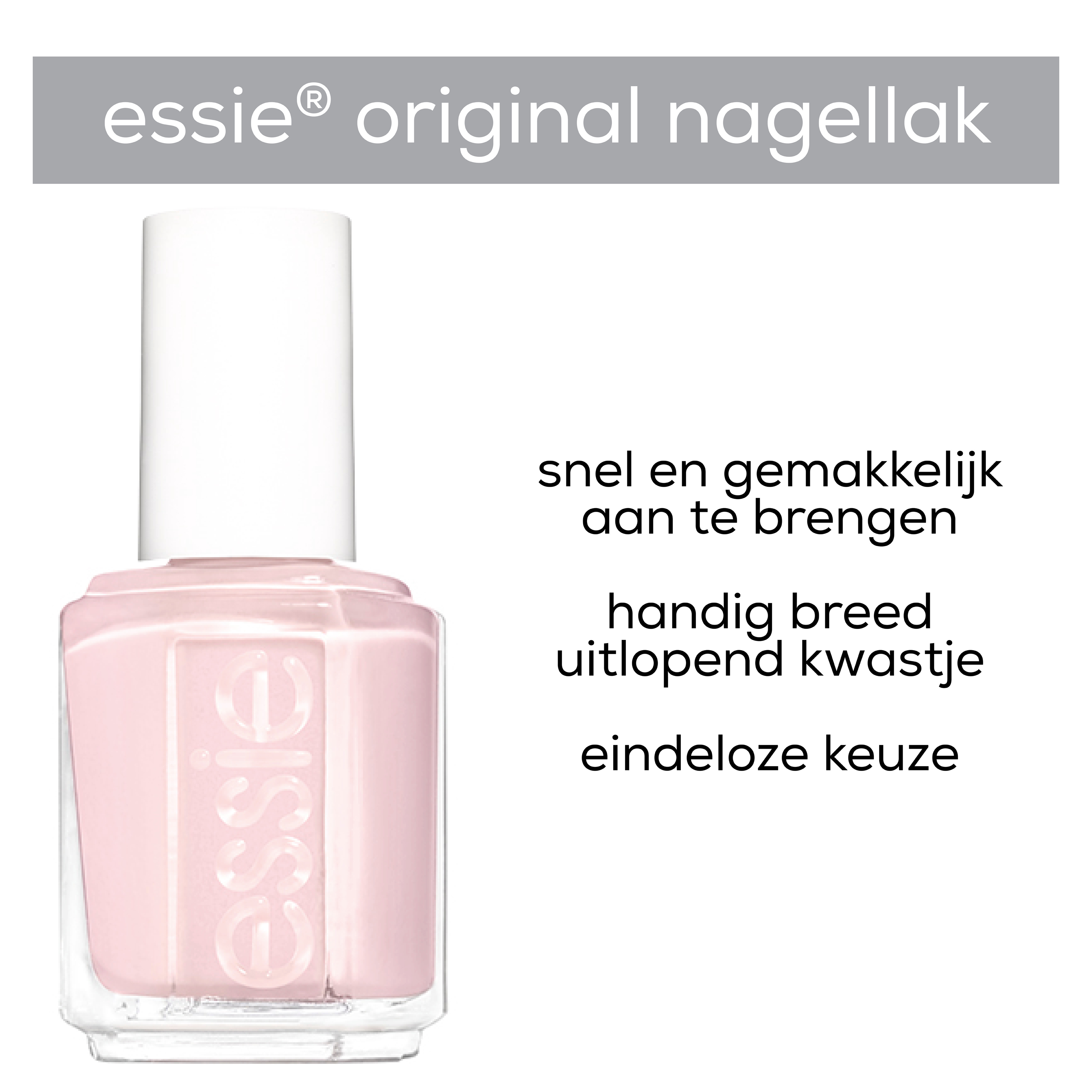 Essie original - 613 penny talk - bruin - metallic nagellak - 13,5 ml