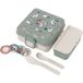 monbento - Lunchbox pour enfants avec compartiments Snacky vert Raccoon