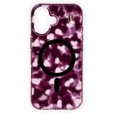iDeal of Sweden Clear Case MagSafe voor de Apple iPhone 16 - Cherry Crush