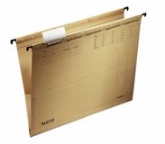 Leitz Alpha® A4 Hangmap met Balg - 25 Stuks - V-bodem - Natuurbruin