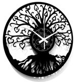 Instant Karma Clocks Wandklok Vinyl Disc LP 33 Draaien Gift Idee Kosmologie Cabal Levensboom Vintage Handgemaakte