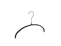 De Kledinghanger Gigant - Hanger - Enfants - 8316 - 10 Pièces - Hanger pour chemisier - Hanger pour chemise - métal - Noir - Revêtement antidérapant - 36 cm