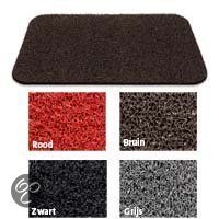 Hamat Schoonloopmat buiten / Curly buitenmat / 60 cm x 80 cm / 014 grey