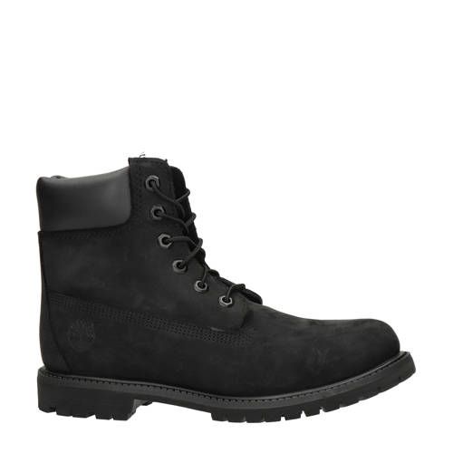 Timberland 6 Inch Classic nubuck veterboots zwart