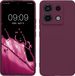 kwmobile telefoonhoesje geschikt voor Xiaomi Redmi Note 13 Pro 5G / Poco X6 5G - Hoesje voor smartphone - Precisie camera uitsnede - In bordeaux-violet