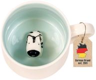 Intirilife Koffiemok, 3D Theemok met Zebra - 300 ml - Keramiek