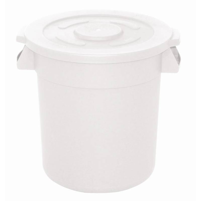Vogue ronde voorraadcontainer wit 76ltr 584 H x 492 Ø mm