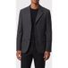 The Kooples Veste de costume 3 boutons Noir Gris Taille : 46