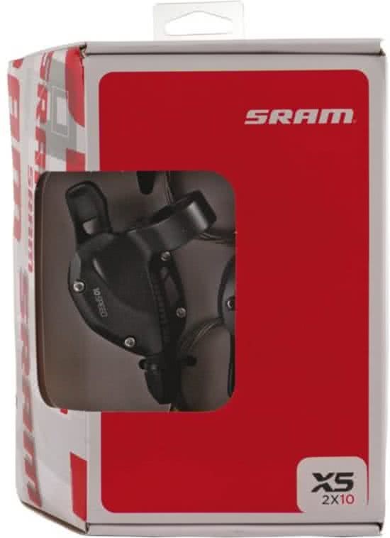 SRAM X5 Verstellerset trigger 10 speed 2x10 zwart - ZWART