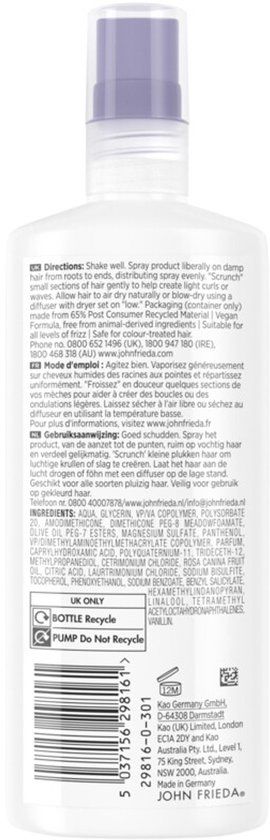 John Frieda Frizz Ease Dream Curls Styling Spray - 200 ml