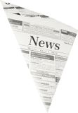 Papstar Papieren zakken Newsprint 250 g L 230 x B 230 x H 325 mm grijs-zwart 1000 stuks