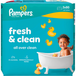 Pampers Fresh & Clean Lingettes pour Bébé, 3 Paquets De 80 Lingettes = 240 Lingettes, Une Toilette Complète