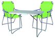 Aluminium Ensemble de meubles de camping en 3 parties