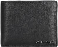 VALENTINO Leren Kaarthoes Marnier Credit Card Case Nero Zwart
