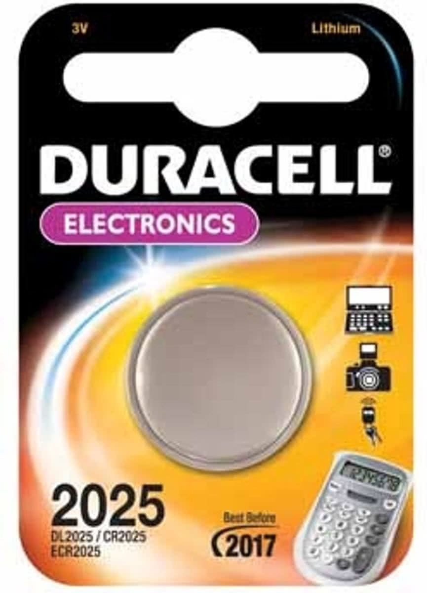 Duracell 1x 2025 CR2025 DL2025 3v Lithium Batterij