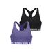 Björn Borg halter-bh's met print - paars/zwart (set van 2)
