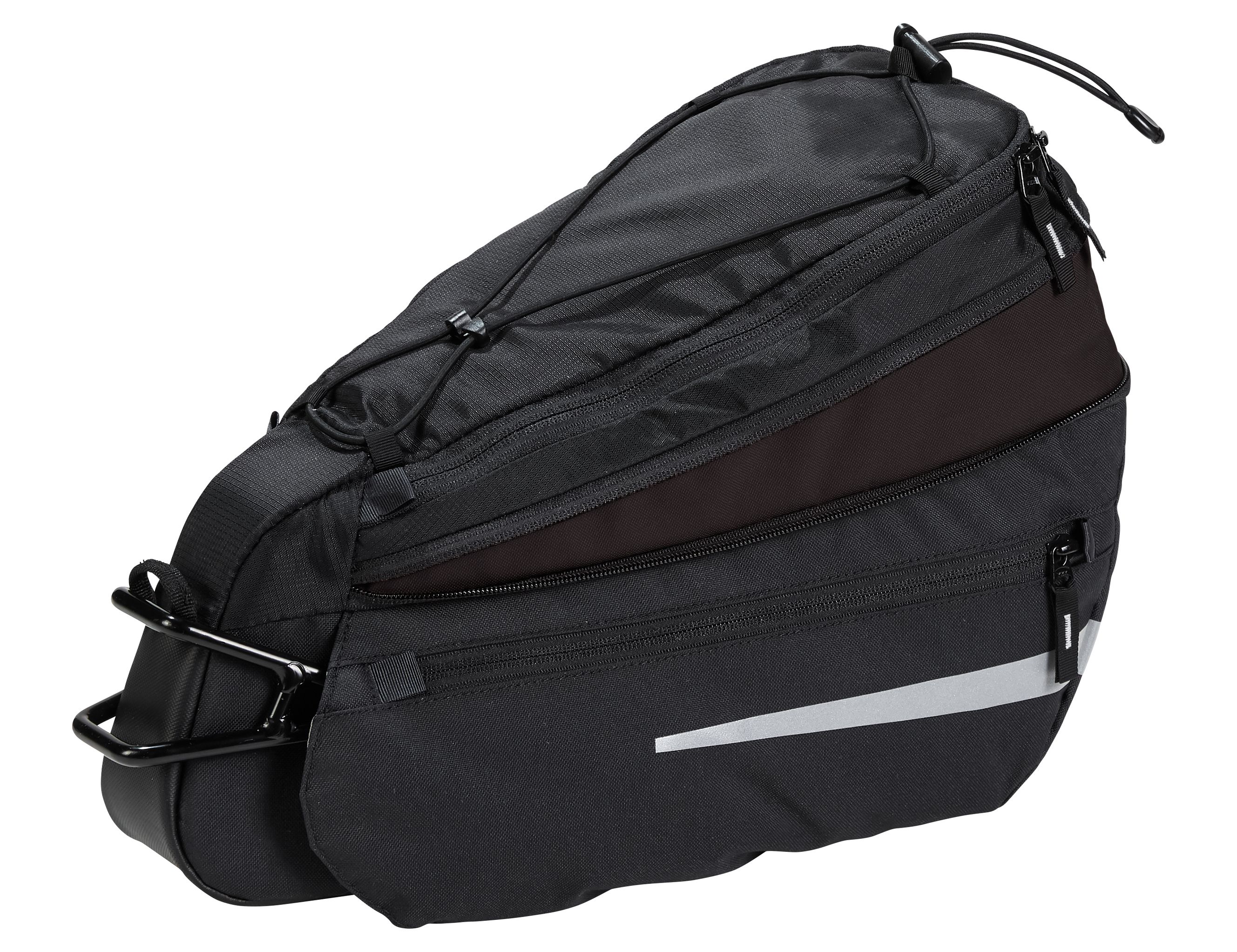 VAUDE Off Road Bag M - Black - Zadeltasje Fiets - 6L - Mountainbike - Polyamide - Incl. regenhoes