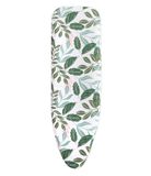 Addis Grote strijkplank vervangende hoes met perfecte trekkoord tuimel, past tot 123 x 39 cm met groen bos ontwerp, katoen