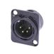 Neutrik NC4MD-LX-B XLR-connector Flensstekker