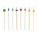 Garcia de Pou 156.18 Bamboo Picks, Assorted Colours, 100 Pieces