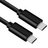 Allteq ALTQ-UC-500-1.5 USB-kabel USB 3.2 Gen 1 (3.1 Gen 1) 1,5 m USB C 5 Gbit/s Zwart
