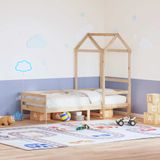 vidaXL lit cabane 118x70x176,5 cm pin massif