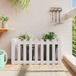 Planted wooden raised bed 100x50x50 cm