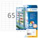 HERMA 4388 diepvrieslabels A4, set van 32 (38,1 x 21,2 mm, 800 velles, papier, mat) zelfklevend, bedrukbaar, permanent klevende huishoudelabels, 52.000 etiketten voor printer, wit