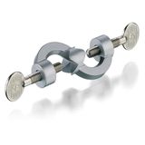 Usbeck Gegoten zink dubbele kruis/combi- voor staven tot 20 mm, gepoedercoat