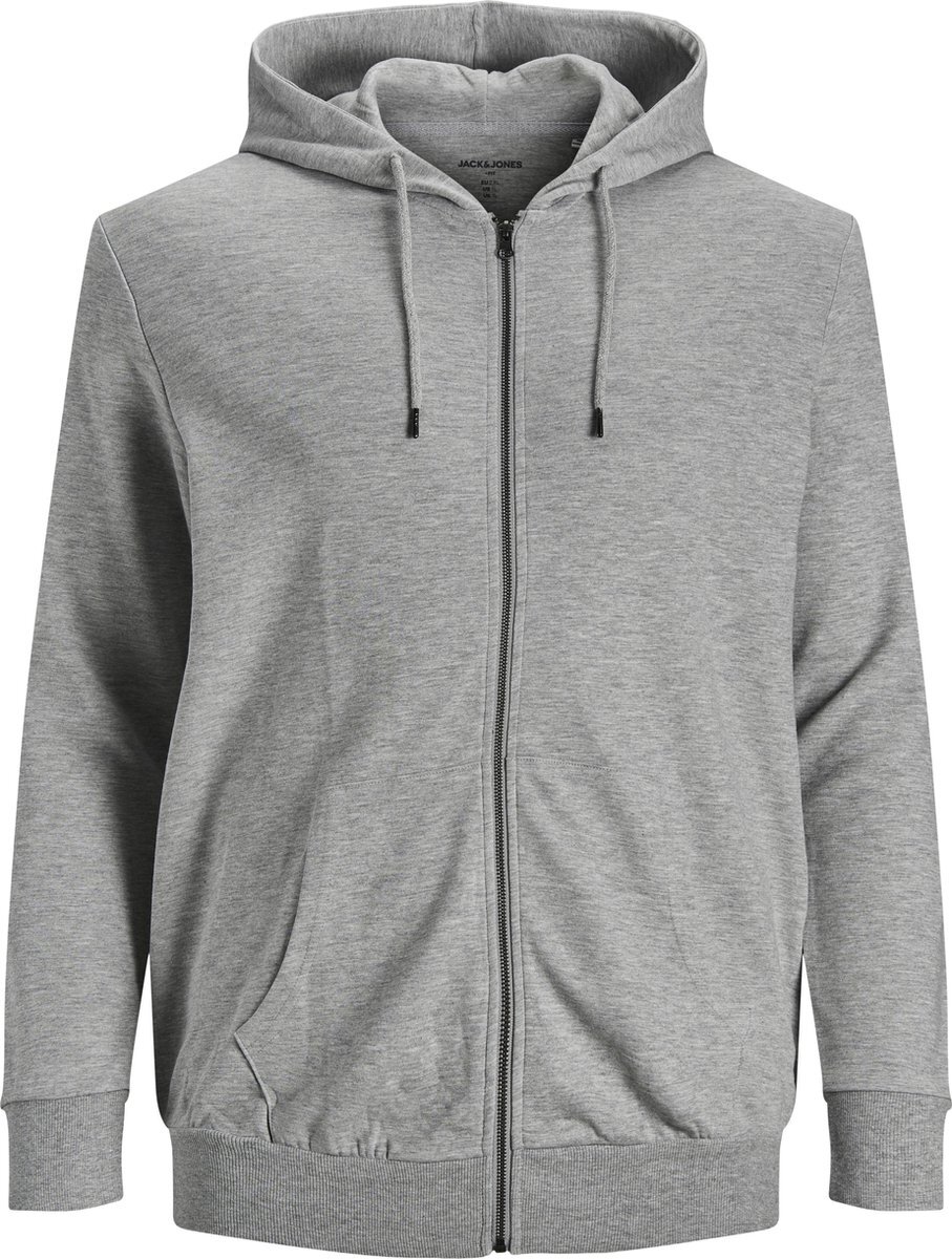 Jack & Jones Plus Size JACK&JONES PLUS JJEBASIC SWEAT ZIP HOOD NOOS PS Heren Vest - Maat 3XL